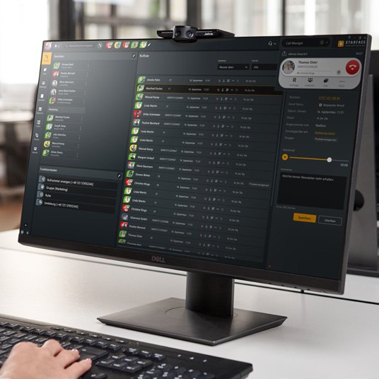 Starface Premium App am Desktop